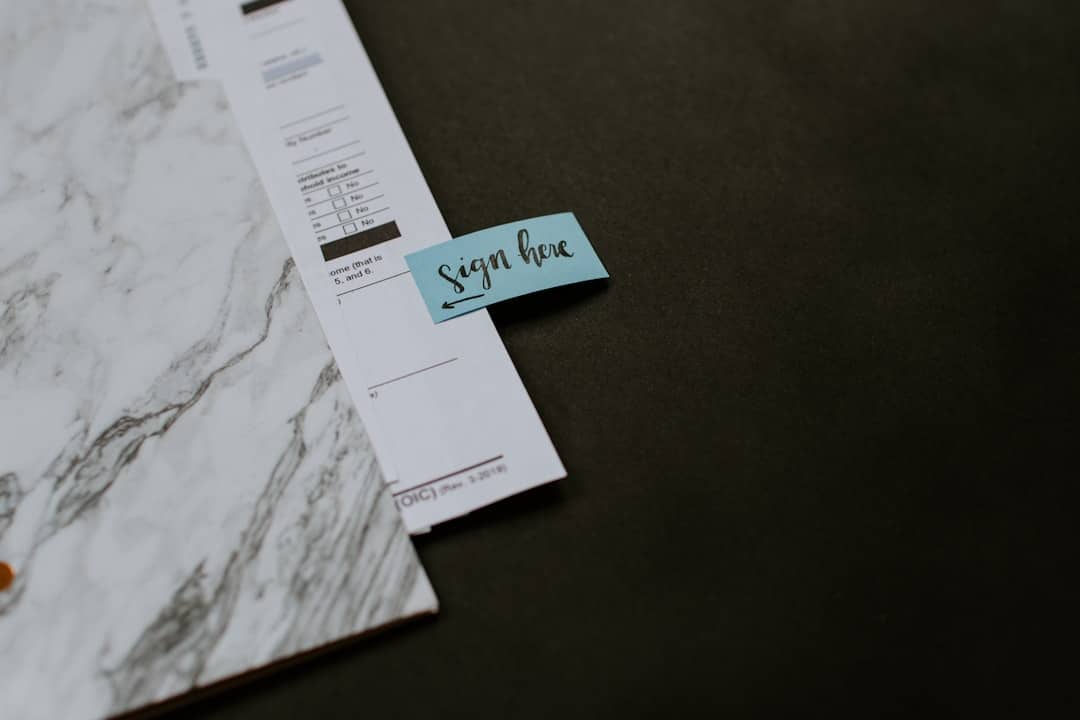 Photo Tax form