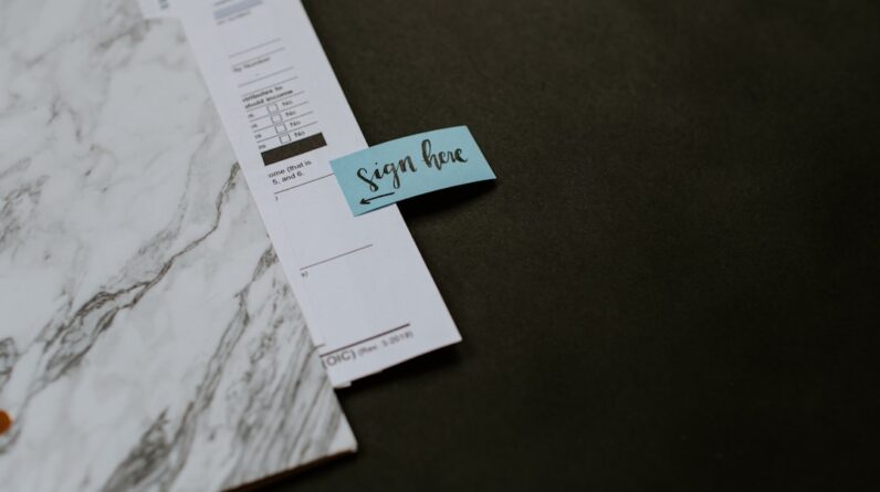 Photo Tax form